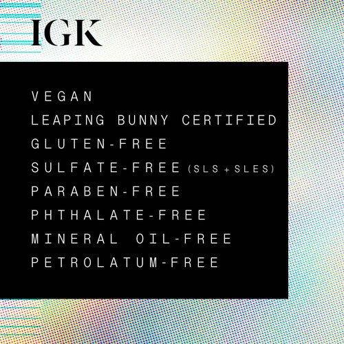 IGK Antisocial Midnight Silk Bond-Building Dry Hair Mask – No-Rinse Leave-In Treatment with Vegan Silk Protein – Limited Edition Design, 5 oz
