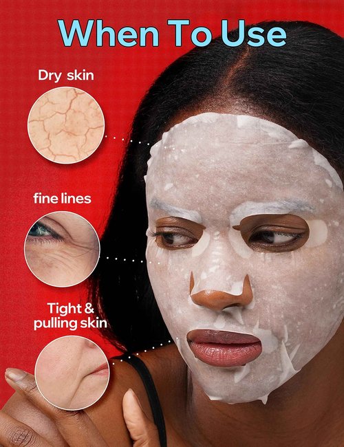 BANOBAGI Vita Genic Jelly Pore Tightening Face Masks Beauty w/Essence & 11 Vitamin Complex | Korean Face Mask Skin Care Sheet | Moisturizing Face Mask Facial Care for Oily Skin (1.8 fl oz, 10 Sheets)