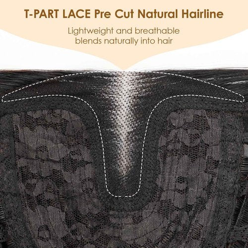 AISI HAIR Brown Mix Blonde Wig for Women Medium Length Wave Curly Glueless Synthetic Heat Resistant Hair Wigs for Daily Party Cosplay