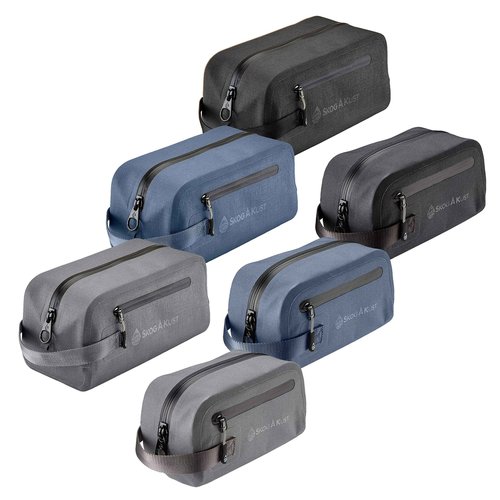 Skog Å Kust DoppSåk Waterproof & Leak-Proof Travel Toiletry Bag | Small, Black