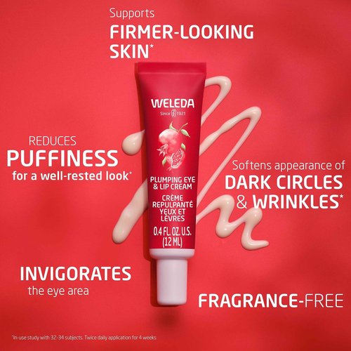 Weleda Plumping Eye & Lip Cream with Peptides from Maca Root and Pomegranate