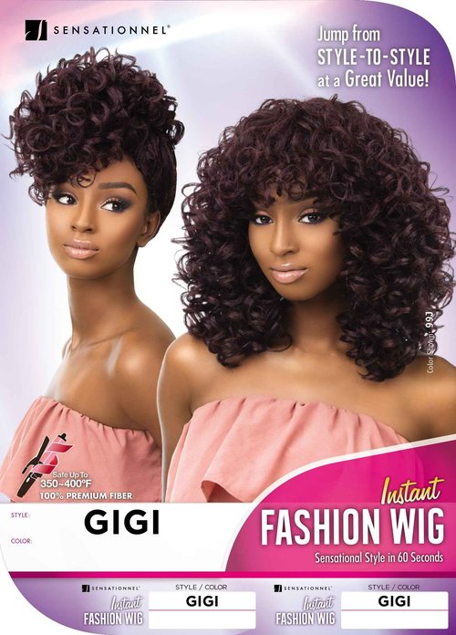 Sensationnel Instant Fashion Wig - Ifw Gigi Synthetic Quick On The Go Styling Comfort Pre Made Styled (99J)