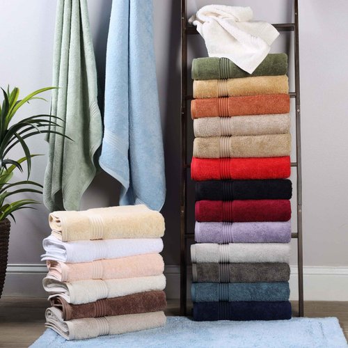 Superior Egyptian Cotton 10-Piece Face Towel Set , Small Towels For Facial, Spa, Quick Dry, Absorbent Towels, Bathroom Accessories, Guest Bath, Home Essentials, Washcloth, Airbnb, Gold