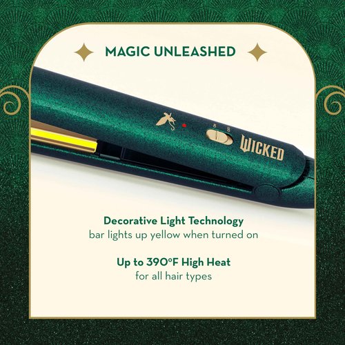 Wicked Elphaba Flat Iron from Conair, 1-inch Hair Straightener