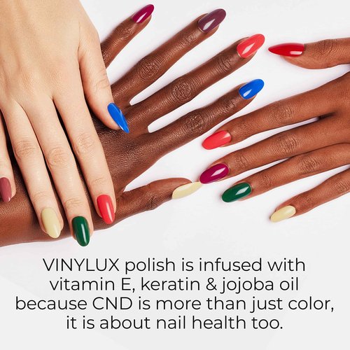 Bundle of CND Vinylux Long Wear Polish - Backyard Nuptials + Top Coat Longwear Nail Polish By CND, Gel-like Shine & Chip Resistant, High Gloss, 0.5 Fl Oz