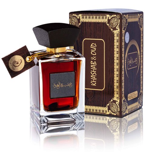 ARABIYAT Unisex Khashab & Oud Eau de Parfum – 100ml, Oriental Woody & Cedar Fragrance for Men and Women, Luxury (Brown)