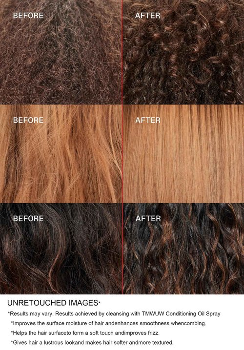 Hair Oil Spray - Leave In Conditioning Spray for Dry & Frizzy Hair with Jojoba Oil & Shea Butter, Intensive Nourishing Treatment, Detangles, Adds Shine & Softness for Women & Men (2.71 Fl Oz-2PS)