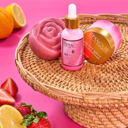 Epanouie Skin | Pretty Kitty Intimate Care | Premium Botanical Feminine Hygiene | Feminine Soap | Gentle Vulva Wash | Treats Odor + Inflammation
