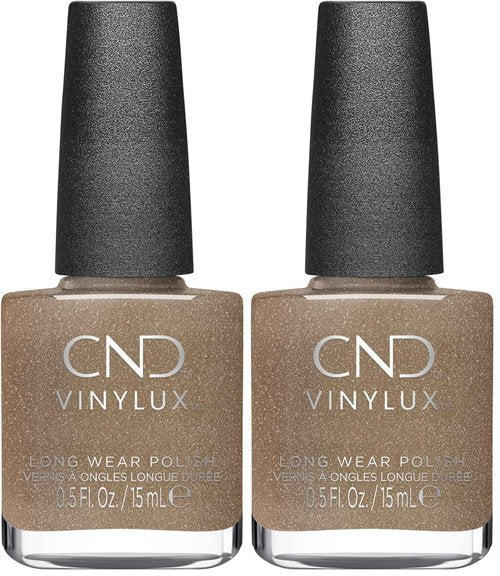 CND Vinylux Longwear Metallic Nail Polish, Gel-like Shine & Chip Resistant Color, 0.5 Fl Oz (Pack of 2)