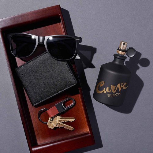 Curve Black For Men, Cologne Spray with Casual Day or Night Scent, 4.2 oz