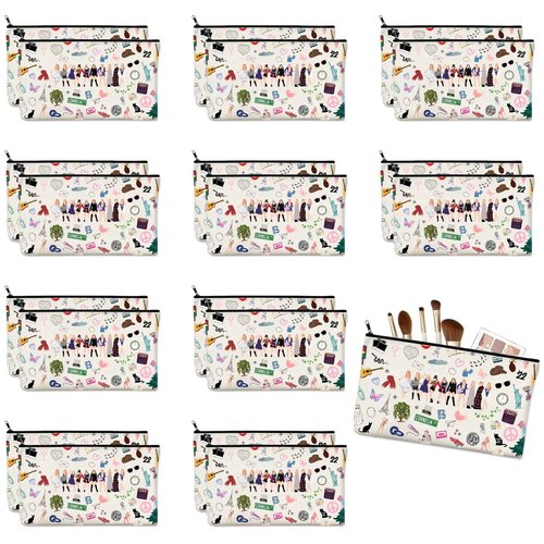 Echoglimmer 20 PCS Makeup Bag, Party Favors, Goodie Bags, Party Supplies, Fans Makeup Bag, Decorations Gift Bag, Birthday Party Favors, Party Bags - T3