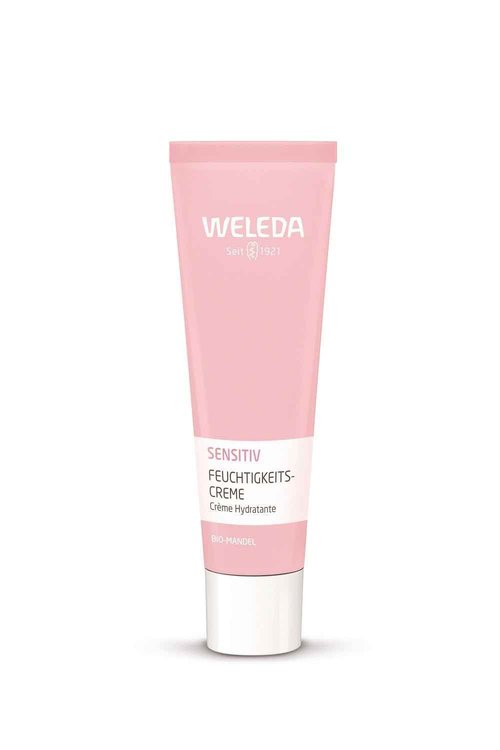 Weleda Sensitive Care Face Cream, 1 Fluid Ounce, Fragrance Free, Plant Rich Moisturizer with Sweet Almond Oil