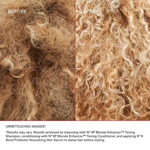 Olaplex Nº. 5P Blonde Enhancer Purple Toning Conditioner: Neutralizes Brassiness & Strengthen | Repairs Damages & Hydrates Hair | For Coily, Curly, Straight, and Wavy, 250 mL / 8.5 Fl. Oz.