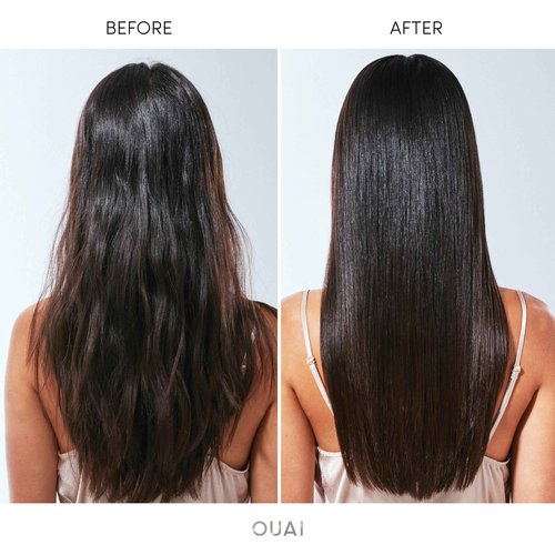OUAI Hair Gloss - In-Shower Shiny Hair Treatment & Glaze with Frizz Control - Heat Protectant Infused with Hyaluronic Acid, Rice Water & Panthenol - Paraben, Phthalate & Sulfate Free (6 Oz)