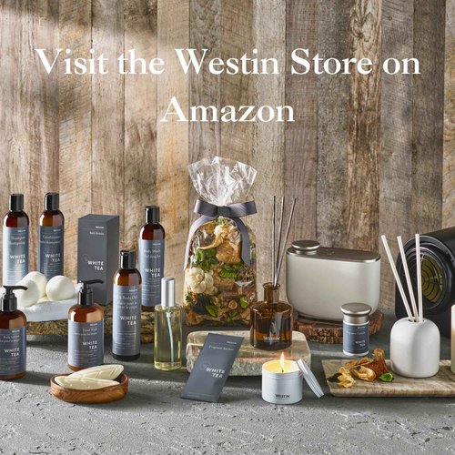 Westin White Tea Aloe Lotion & Liquid Hand Soap - Signature Hotel White Tea Scent - Aromatherapy - 8oz Bottles