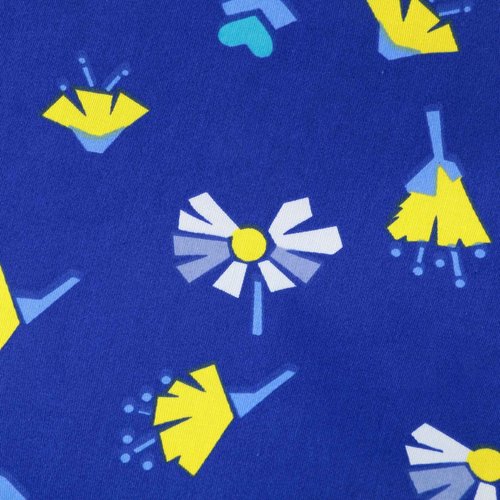1pc Women's Bouffant Scrub Cap for Long Hair Ladies, Navy Dandelion, Free size