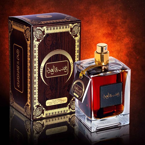 ARABIYAT Unisex Khashab & Oud Eau de Parfum – 100ml, Oriental Woody & Cedar Fragrance for Men and Women, Luxury (Brown)