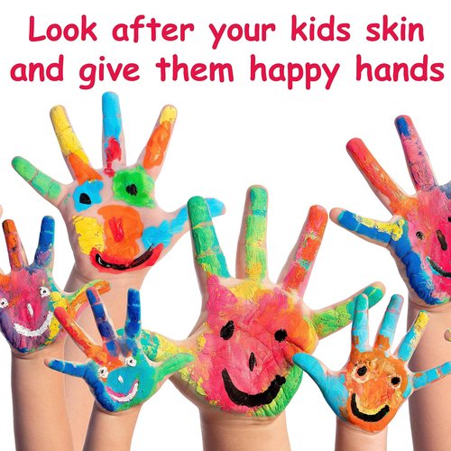 Bamboo Gloves for Eczema, Kids Age 4-6, Dry Hands, Moisturizing Gloves for Children Overnight, 3 Pairs