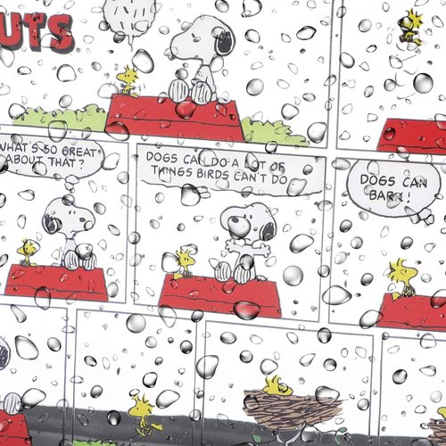 Bioworld Peanuts Snoopy Comic Panels 3-Piece Cosmetic Set