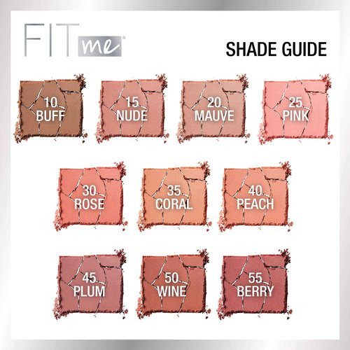 Maybelline Fit Me Blush | Buff | Lightweight | Blendable | Long-lasting