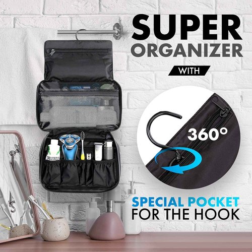 VASCO Hanging Toiletry Bag for Men And Women – Water-Resistant Travel Organizer