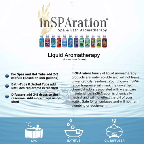 inSPAration 217X Hawaiian Sunset Spa and Bath Fragrance, 9-Ounce, Tropical Sunset