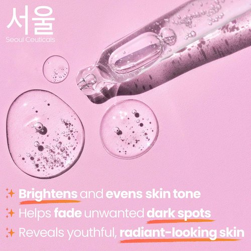 SeoulCeuticals Kojic Acid Serum + Snail Mucin Cream - Korean Anti Aging Skincare Set
