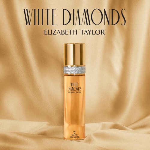 Elizabeth Taylor White Diamonds Women's Perfume, Long-Lasting Floral Fragrance for Her, Eau de Toilette EDT Spray, 1.7 fl oz