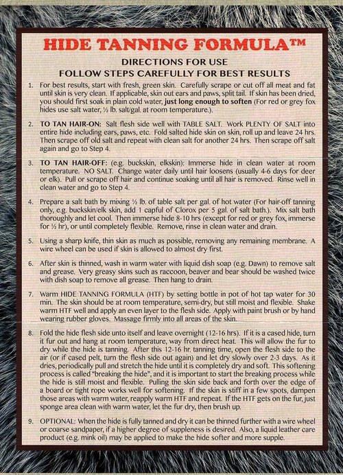 Cumberland's Hide and Deer Fur Tanning Formula, 3 Pack