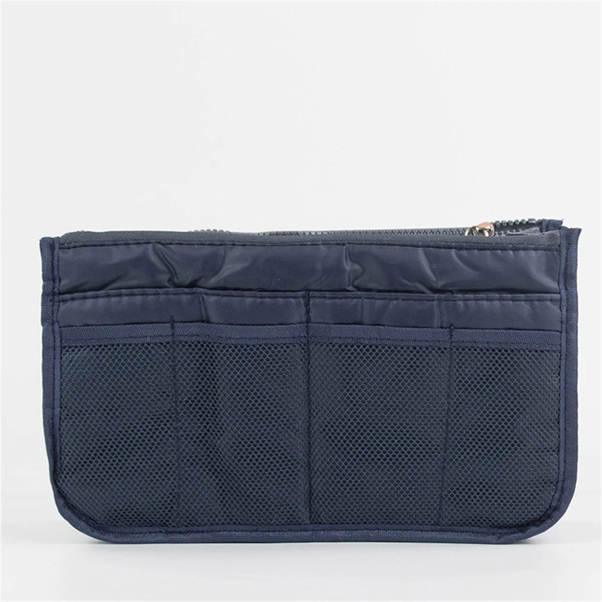 Large Capacity Bi-fold Storage Bag with Double Zipper for Household Organization