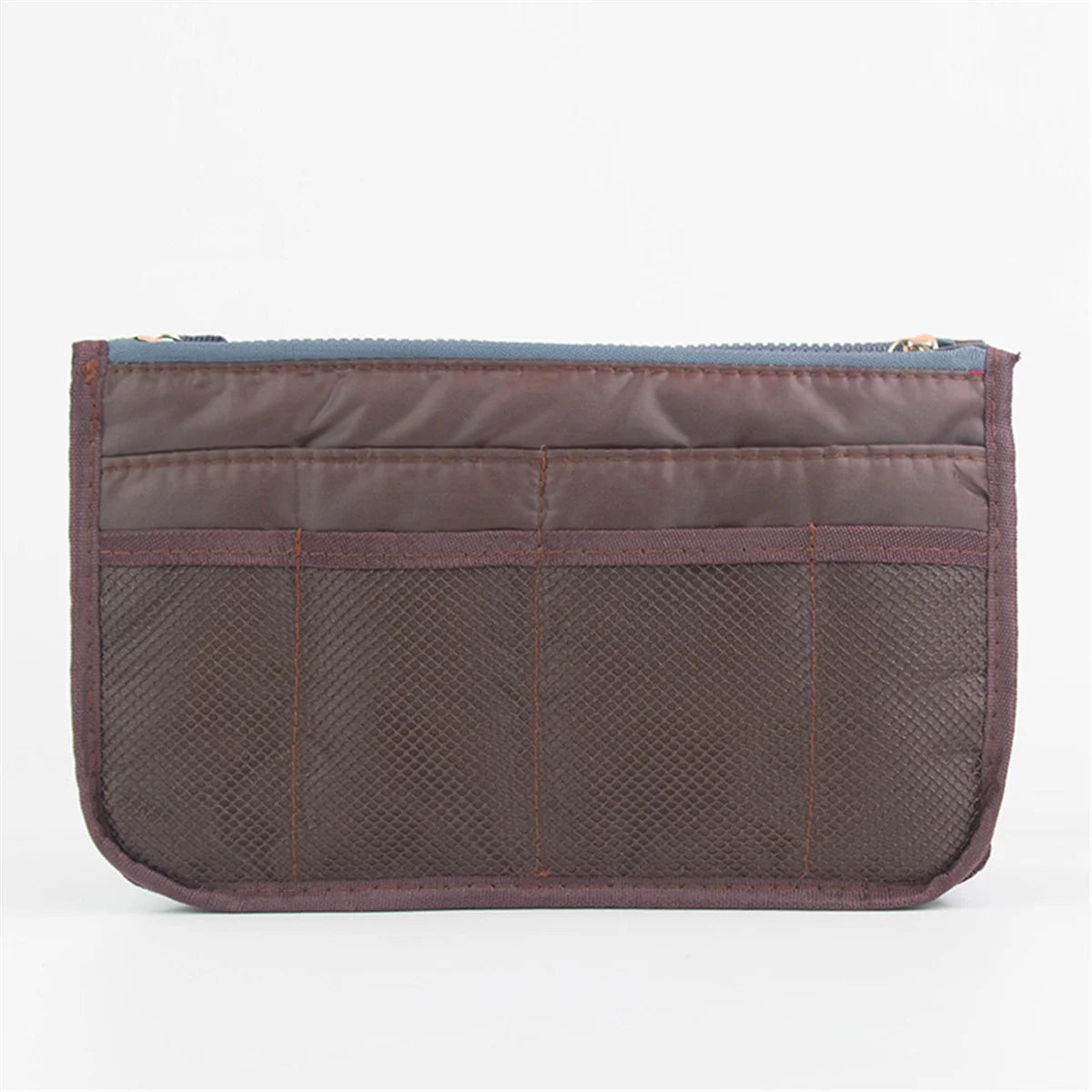 Large Capacity Bi-fold Storage Bag with Double Zipper for Household Organization