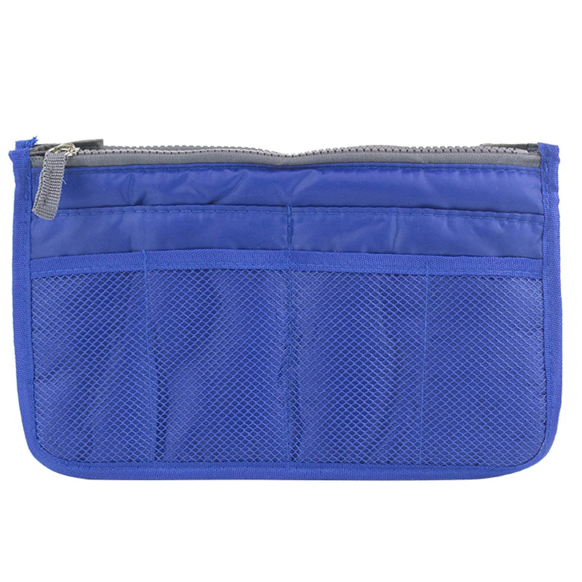 Large Capacity Bi-fold Storage Bag with Double Zipper for Household Organization