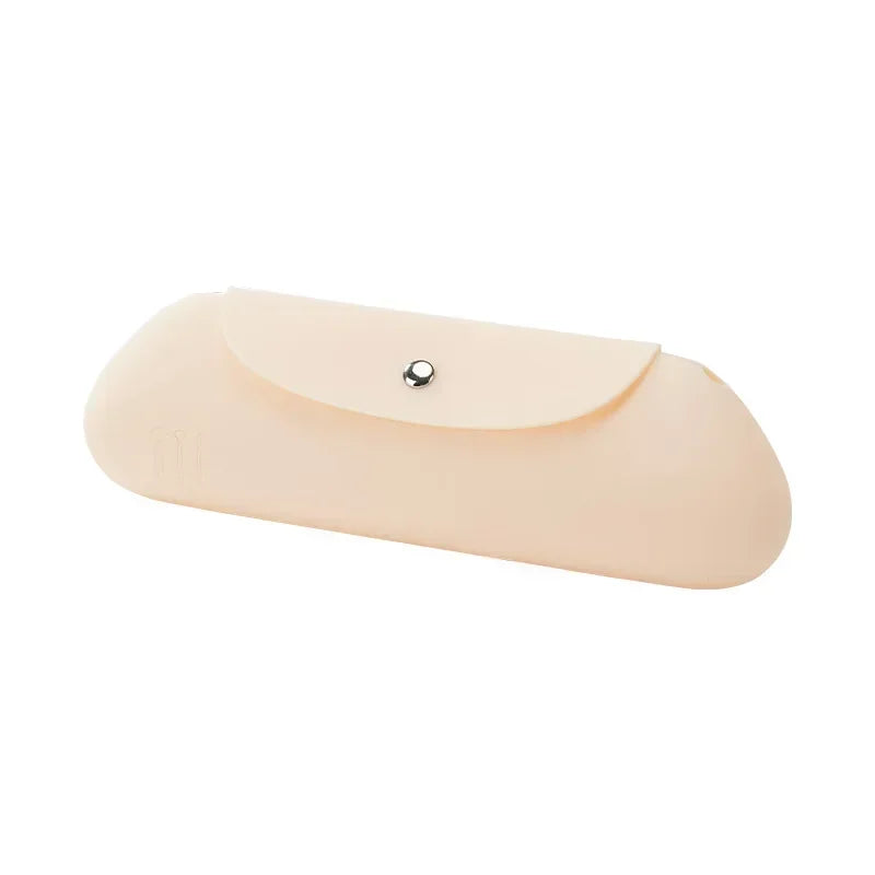 Silicone Makeup Brush Holder Case Travel Cosmetic Organizer Portable Storage Bag