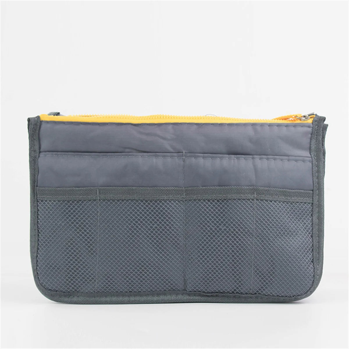 Large Capacity Bi-fold Storage Bag with Double Zipper for Household Organization