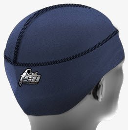 Navy Durag with Velcro Support for Waves & Hairstyles - Large / Extra Large