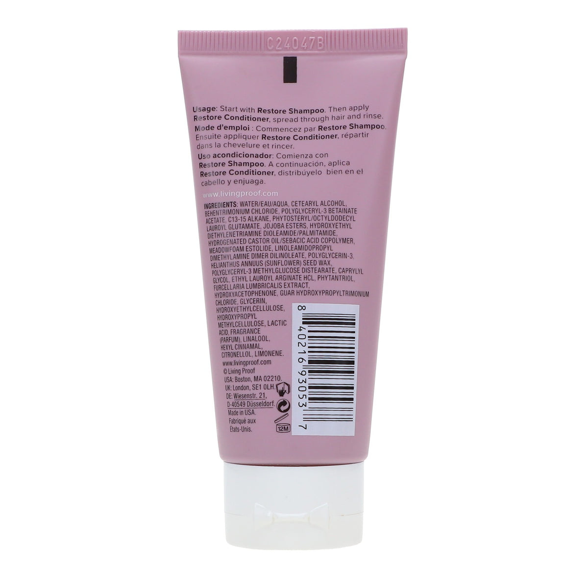 Living Proof Restore Conditioner 2 oz for Damaged Hair, Hydrating & Smoothing