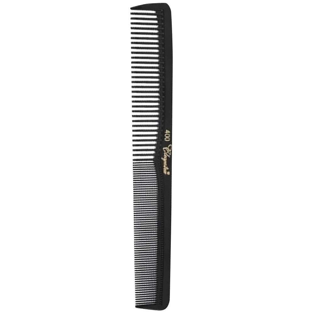 All Purpose Hair Combs - 12 Pack 7-Inch Black Hair Cutting Comb Set for Professionals & Home Use