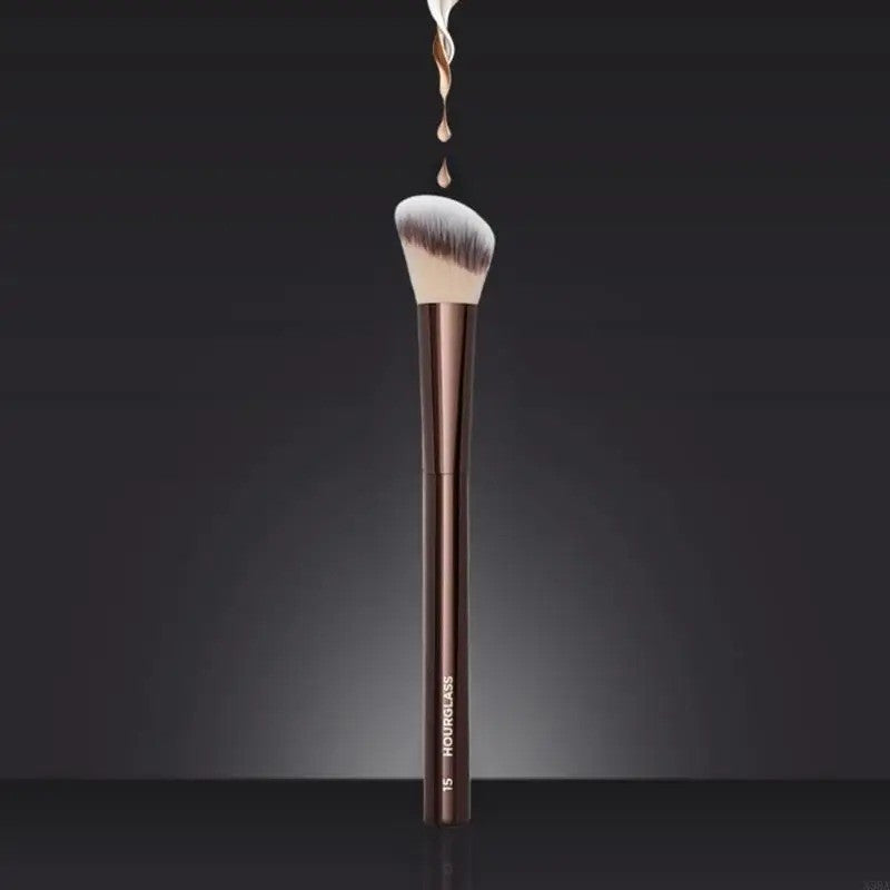 Angled Makeup Brush for Blush Contour Foundation - Soft Synthetic Bristles