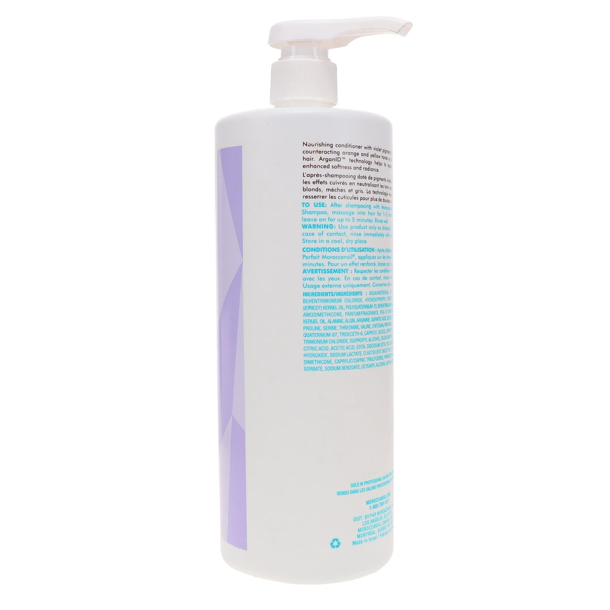 Purple Conditioner for Blonde Hair 33.8 oz - Anti-Brass Nourishing Hair Care