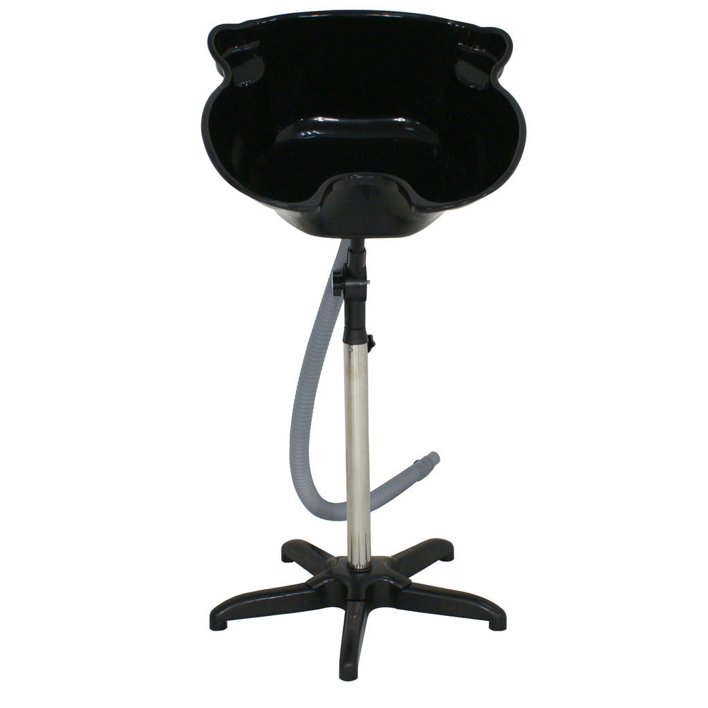 Portable Salon Hair Dryer Stand & Deep Basin Shampoo Bowl Set