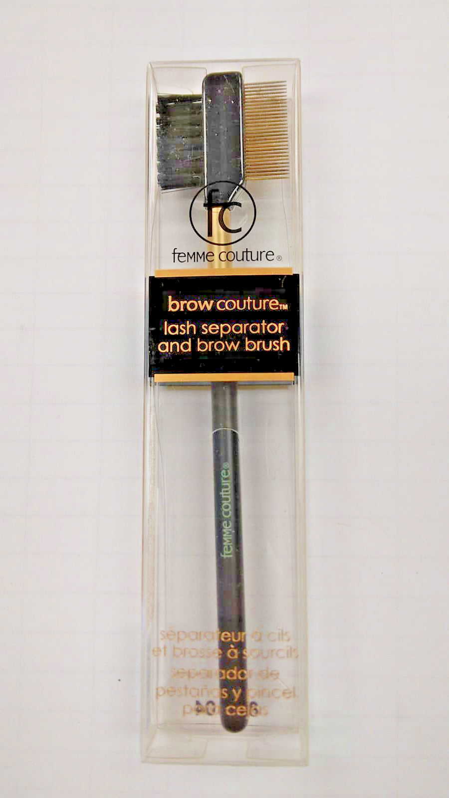 Lash Separator and Brow Brush Dual-Ended Grooming Tool
