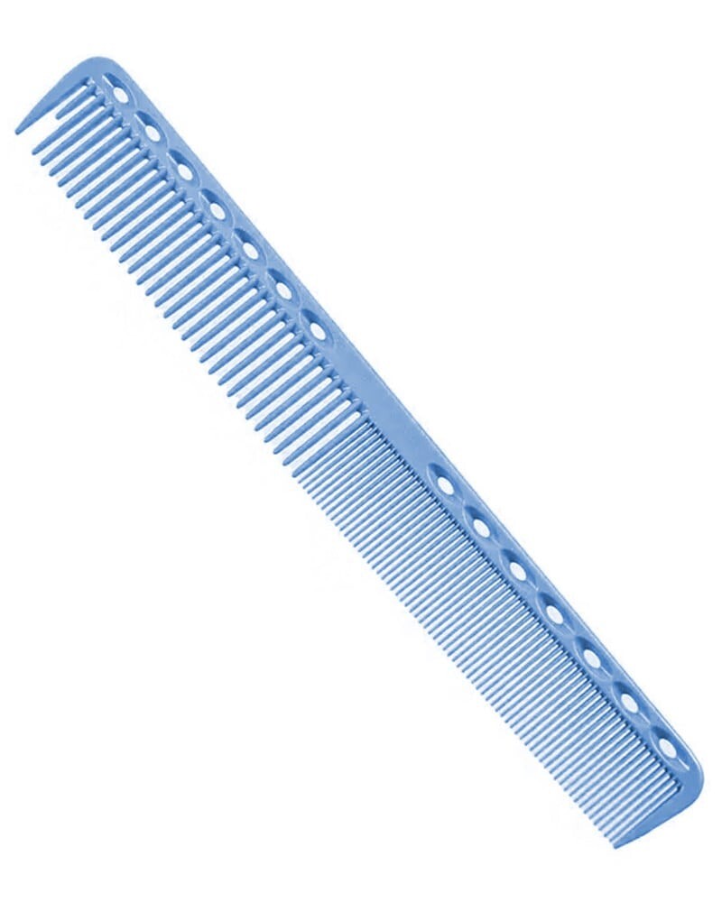 Fine Cutting Comb Sky Blue - Made in Japan for Hair Styling