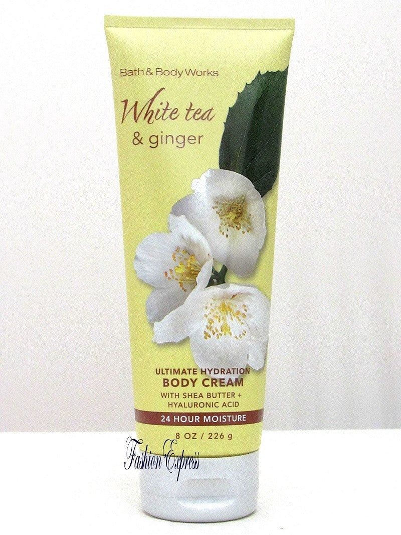 White Tea & Ginger Body Cream – 8 oz Hydrating Moisturizer