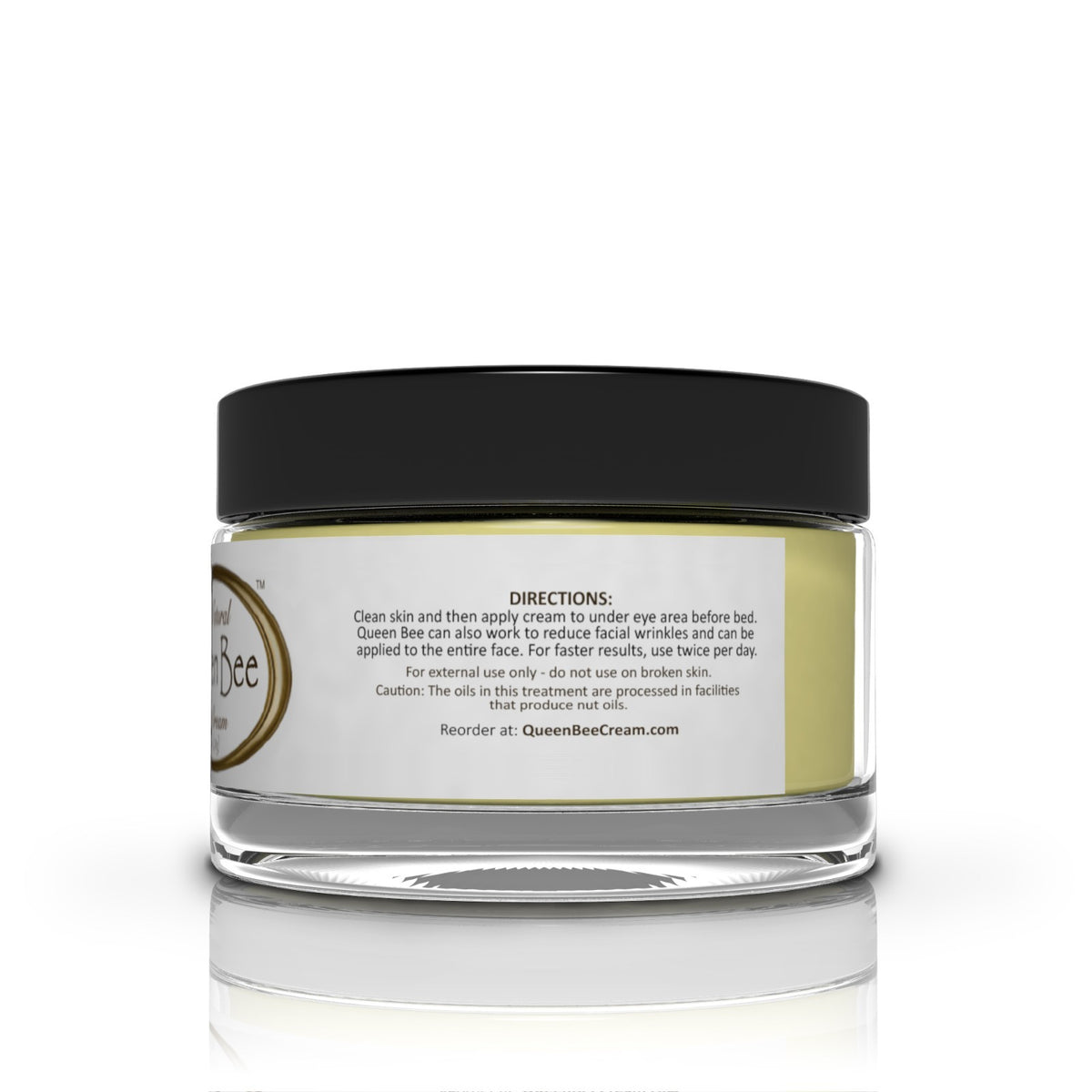 Organic Under Eye Cream for Dark Circles Wrinkles & Puffiness - Handmade 1oz