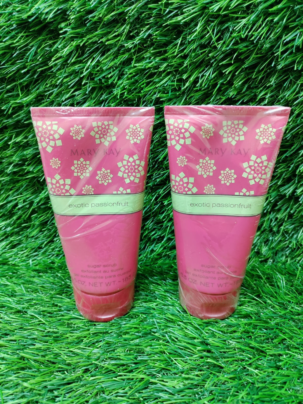 2 Mary Kay Exotic Passionfruit Sugar Scrub 6.5 Oz Full Size Body