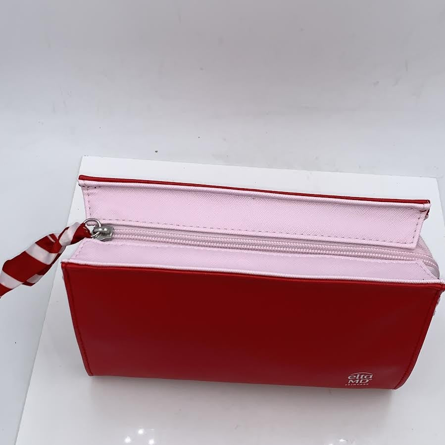 Eltamd Makeup Bag, Red - 8 x 5 x 4 inches