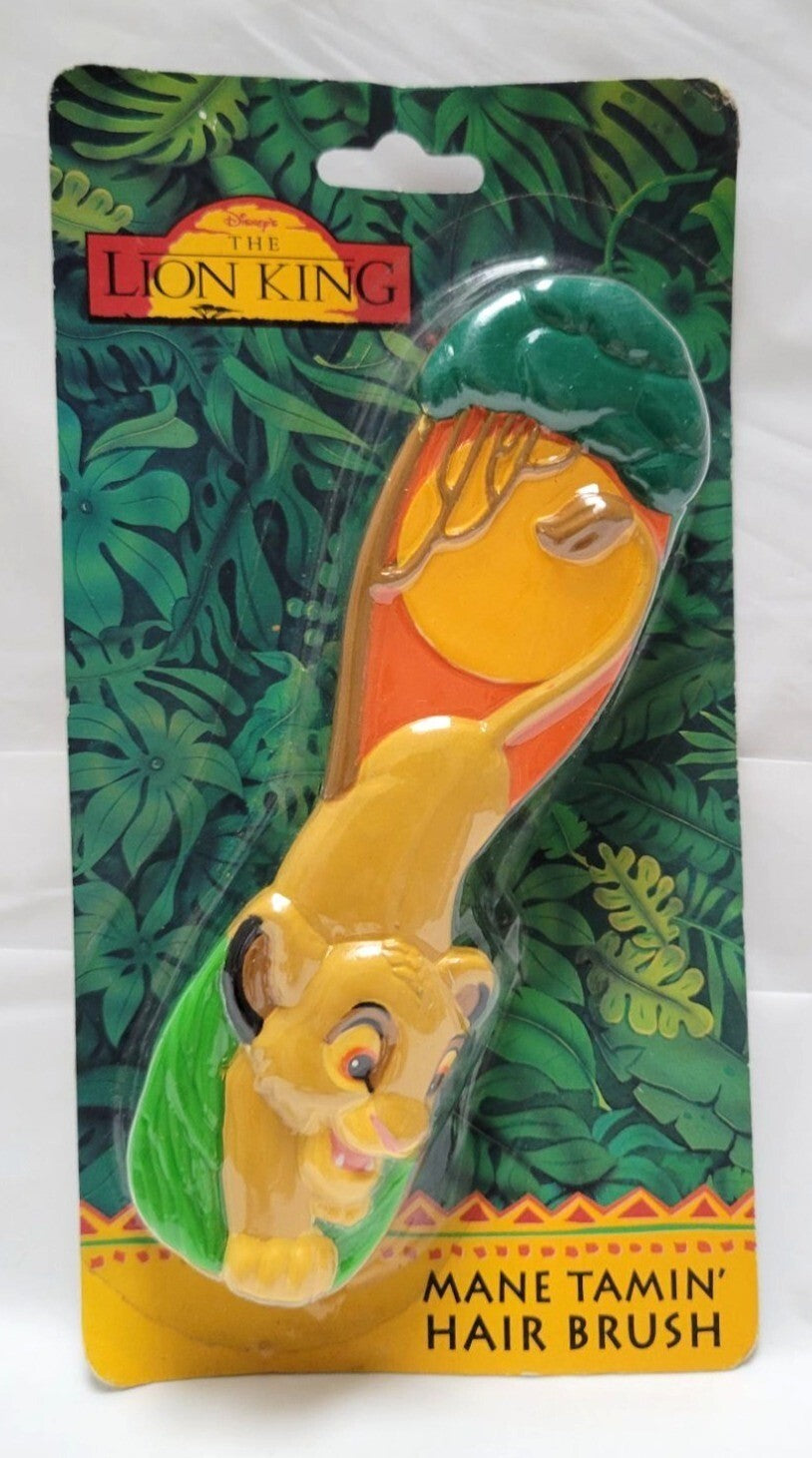 Kids Lion King Mane Taming Hair Brush - Disney Simba Character, For Ages 3+
