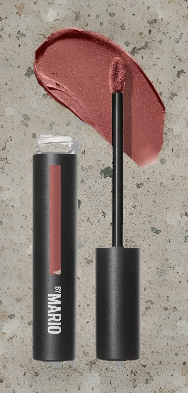Liquid Lipstick Makeup By Mario Ultra Suede Cozy Toasty Shade - Satin Matte Lip Cream