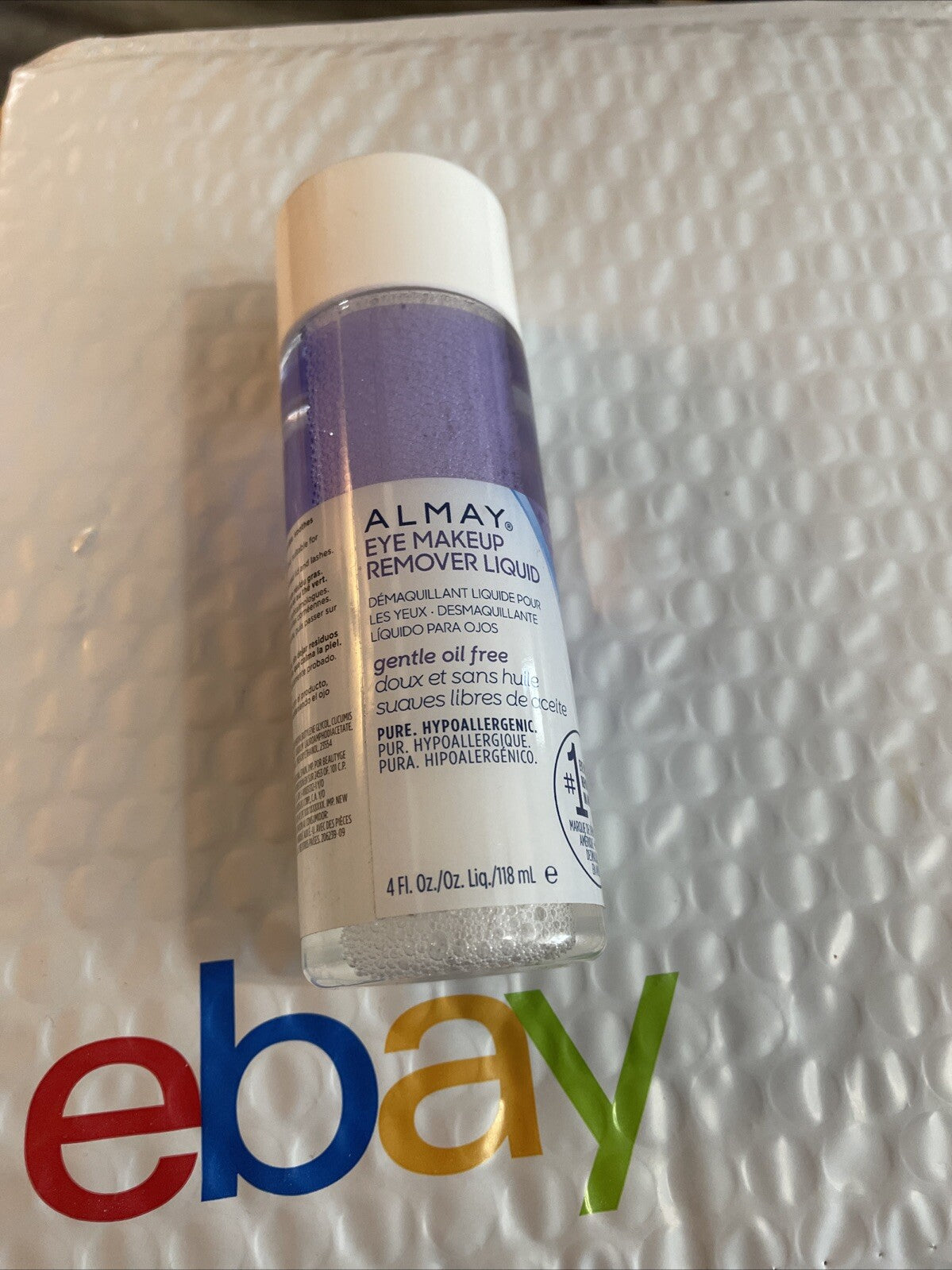 Almay Gentle Oil-Free Eye Makeup Remover Liquid 4oz (Discontinued) SEALED