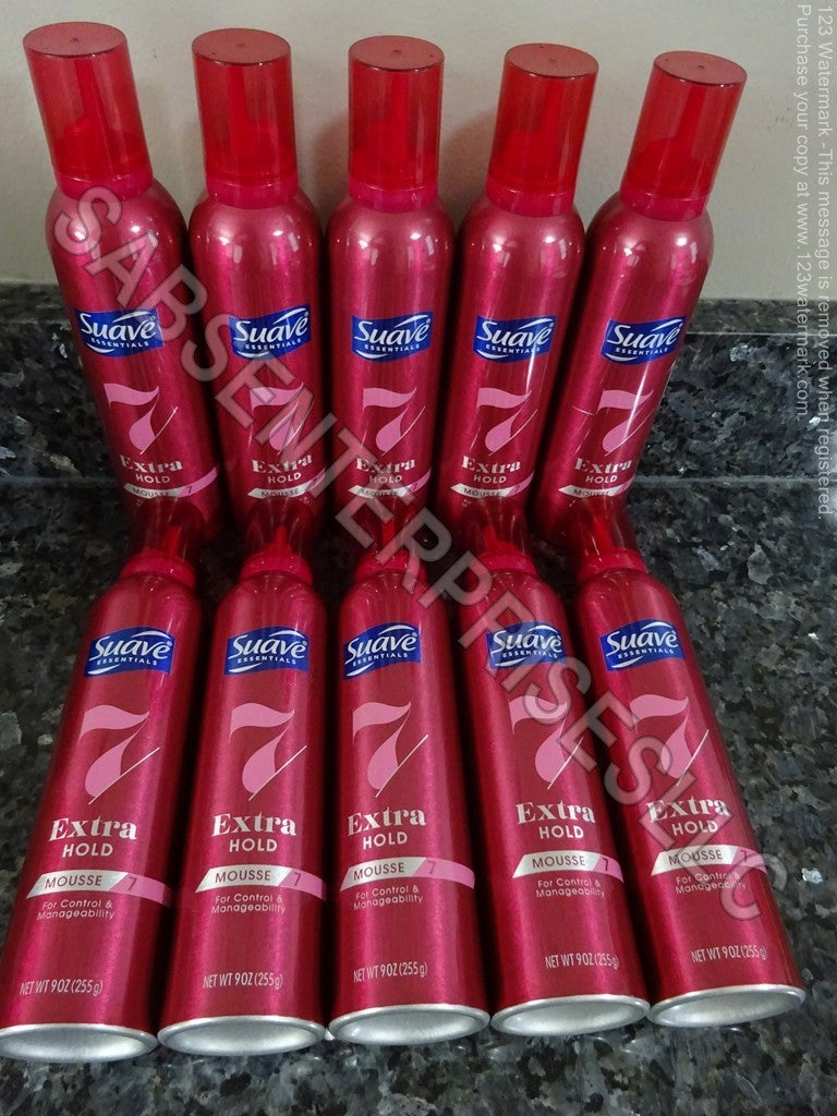 Extra Hold Mousse 9 oz - Pack of 10 for Control & Manageability